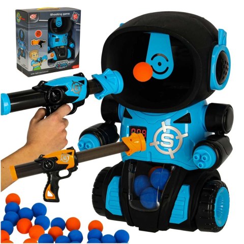 Gra zręcznościowa robot strzelanie do celu gra + 2x pistolet + kulki Kik Sp. z o. o. Sp. k. Gra zręcznościowa robot strzelanie do celu gra + 2x pistolet + kulki Kik Sp. z o. o. Sp. k.
