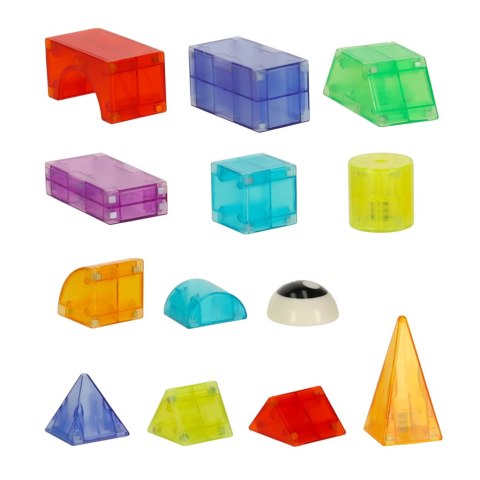 Klocki magnetyczne konstrukcyjne świecące elementy figury 3D 64 el. Kik Sp. z o. o. Sp. k. Klocki magnetyczne konstrukcyjne świecące elementy figury 3D 64 el. Kik Sp. z o. o. Sp. k.