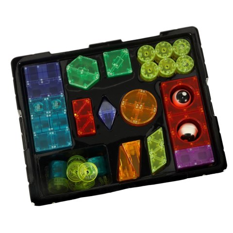 Klocki magnetyczne konstrukcyjne świecące elementy figury 3D 64 el. Kik Sp. z o. o. Sp. k. Klocki magnetyczne konstrukcyjne świecące elementy figury 3D 64 el. Kik Sp. z o. o. Sp. k.