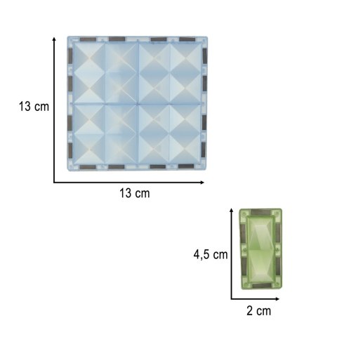Kik Sp. z o. o. Sp. k. Klocki magnetyczne świecące 124 el. Kik Sp. z o. o. Sp. k. Klocki magnetyczne świecące 124 el.