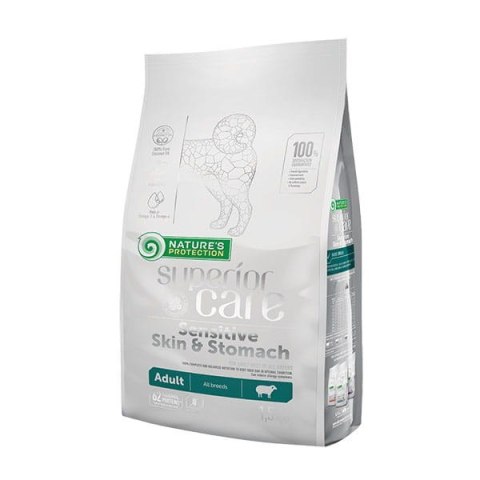 Nature's Protection Sensitive Skin&Stomach Adult All Breeds with Jagnięcina 1.5kg NATURE'S PROTECTION