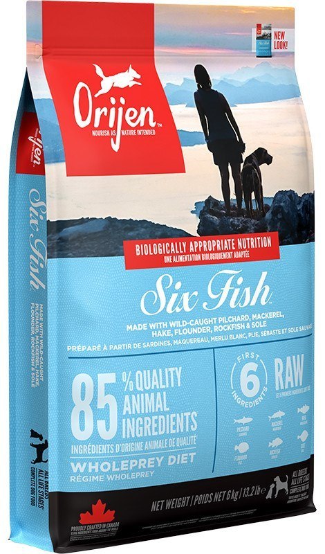 ORIJEN Six Fish - sucha karma dla psa - 6kg Orijen ORIJEN Six Fish - sucha karma dla psa - 6kg Orijen