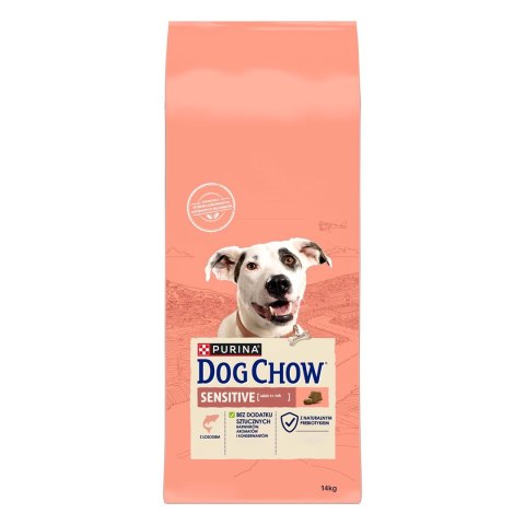 PURINA DOG CHOW Adult Sensitive z łososiem - sucha karma dla psa - 14 kg PURINA NESTLE PURINA DOG CHOW Adult Sensitive z łososiem - sucha karma dla psa - 14 kg PURINA NESTLE