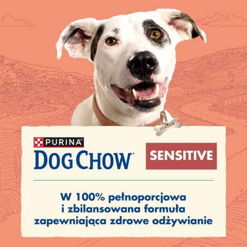 PURINA DOG CHOW Adult Sensitive z łososiem - sucha karma dla psa - 14 kg PURINA NESTLE PURINA DOG CHOW Adult Sensitive z łososiem - sucha karma dla psa - 14 kg PURINA NESTLE