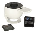 Kik Sp. z o. o. Sp. k. Projektor gwiazd nieba lampka nocna LED USB planetarium planety 12 dysków 360° timer