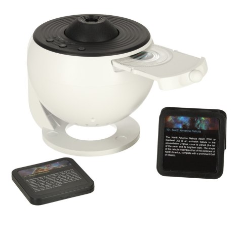 Kik Sp. z o. o. Sp. k. Projektor gwiazd nieba lampka nocna LED USB planetarium planety 12 dysków 360° timer Kik Sp. z o. o. Sp. k. Projektor gwiazd nieba lampka nocna LED USB planetarium planety 12 dysków 360° timer
