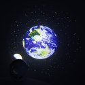 Kik Sp. z o. o. Sp. k. Projektor gwiazd nieba lampka nocna LED USB planetarium planety 12 dysków 360° timer