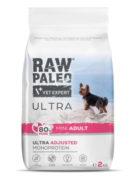 Raw Paleo Ultra Pork Mini Adult 2kg VetExpert