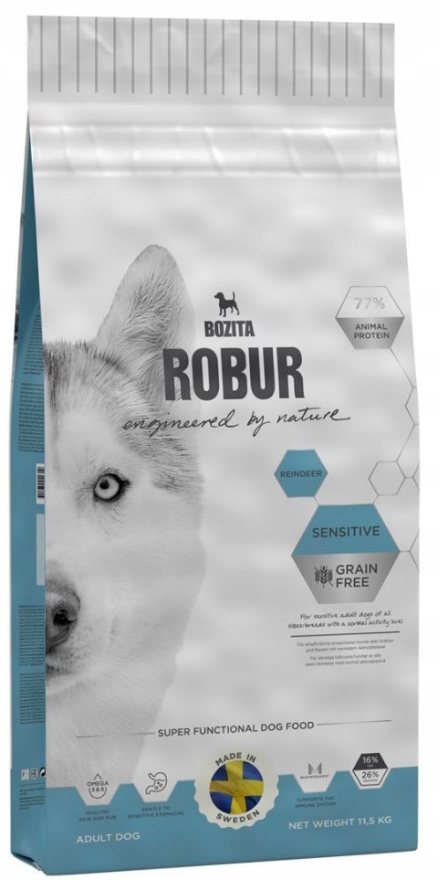 Robur Sensitive Grain Free Reindeer 11,5kg BOZITA