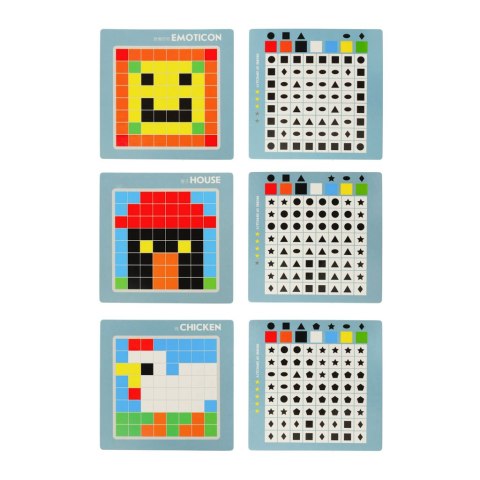 Układanka kreatywna logiczna klocki puzzle mozaika 175 elementów Kik Sp. z o. o. Sp. k. Układanka kreatywna logiczna klocki puzzle mozaika 175 elementów Kik Sp. z o. o. Sp. k.