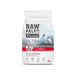VetExpert Raw Paleo Ultra Beef Mini Adult - Karma sucha dla psów - 8kg VetExpert