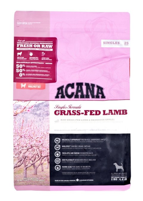ACANA Grass-fed Lamb 2kg (WYPRZEDAŻ) ACANA ACANA Grass-fed Lamb 2kg (WYPRZEDAŻ) ACANA