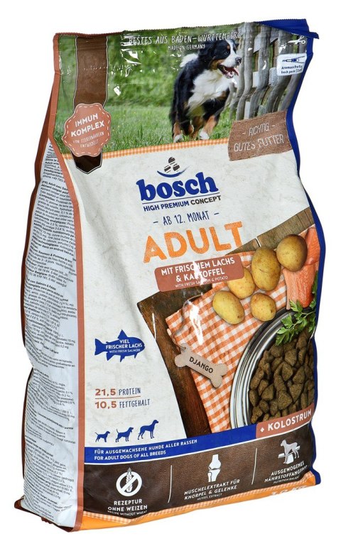 BOSCH Adult Fresh Salmon & Potato - świeży łosoś i ziemniaki 3kg Bosch BOSCH Adult Fresh Salmon & Potato - świeży łosoś i ziemniaki 3kg Bosch