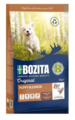Bozita Original Puppy & Junior Kurczak - sucha karma dla psa - 3 kg BOZITA
