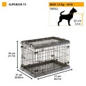 FERPLAST Superior 75 - klatka dla psów - 77 x 51 x 55 cm FERPLAST