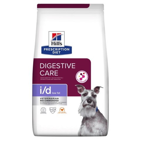 HILL'S Prescription Diet Low Fat i/d Canine - sucha niskotłuszczowa karma dla psa - ochrona układu pokarmowego - 1,5 kg Hill's