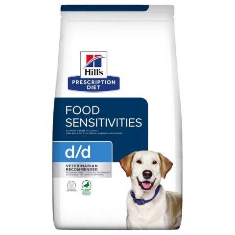 Hill's PD d/d food sensitivities, duck and rice, dla psa 4 kg (WYPRZEDAŻ) Hill's