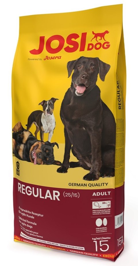JOSERA JosiDog Regular - sucha karma dla psa - 15 kg JOSERA JOSERA JosiDog Regular - sucha karma dla psa - 15 kg JOSERA