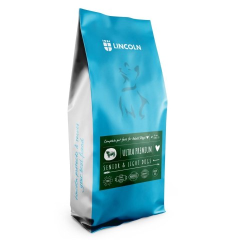LINCOLN - Wołowina z ryżem - Senior - Sucha karma dla psa - 12kg Lincoln