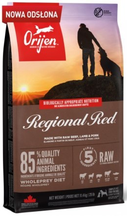 ORIJEN Regional Red - sucha karma dla psa - 11,4kg Orijen