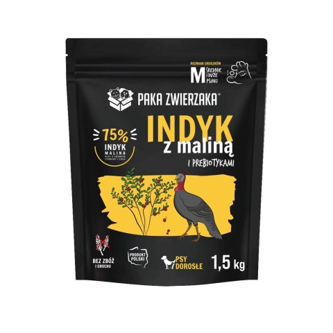 Paka Zwierzaka Seventh Heaven Indyk z maliną M 1,5kg PAKA ZWIERZAKA