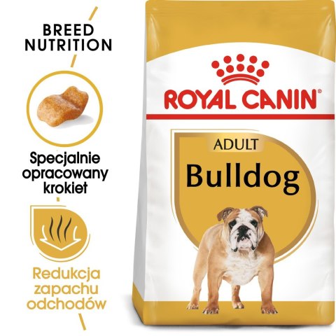 ROYAL CANIN BHN Bulldog Adult - sucha karma dla psa dorosłego rasy bulldog - 12 kg Royal Canin ROYAL CANIN BHN Bulldog Adult - sucha karma dla psa dorosłego rasy bulldog - 12 kg Royal Canin