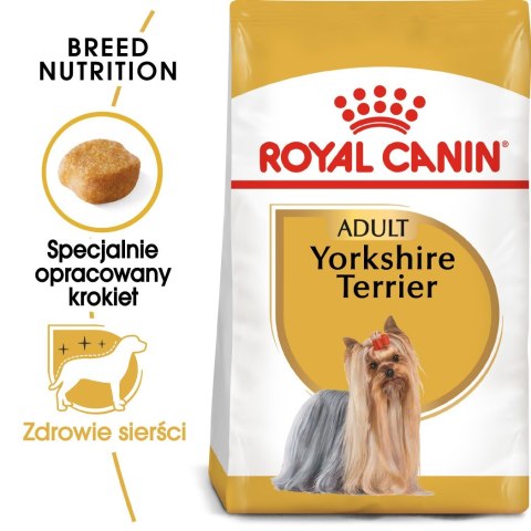 ROYAL CANIN BHN Yorkshire Terrier Adult - sucha karma dla psa dorosłego - 7,5 kg Royal Canin ROYAL CANIN BHN Yorkshire Terrier Adult - sucha karma dla psa dorosłego - 7,5 kg Royal Canin
