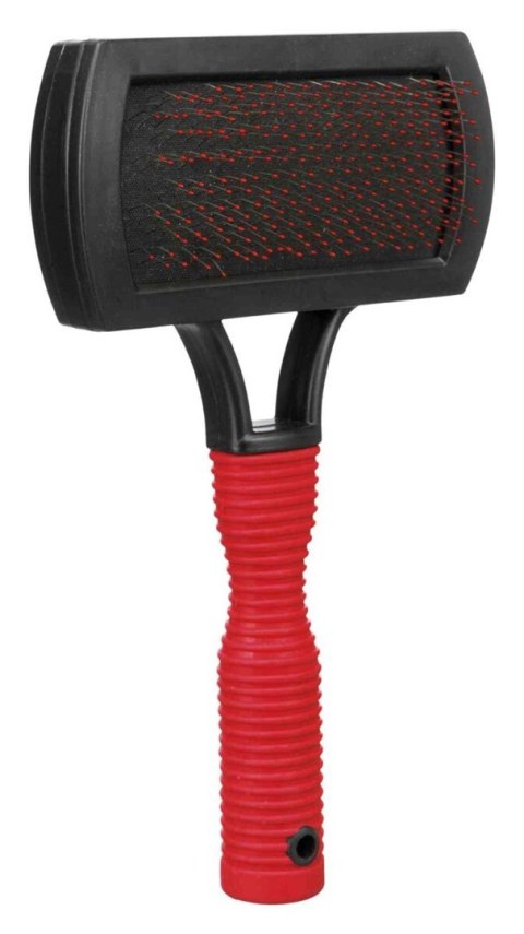TRIXIE Szczotka plastikowa jednostronna do sierści dla psa i kota 17-10 cm TRIXIE TRIXIE Szczotka plastikowa jednostronna do sierści dla psa i kota 17-10 cm TRIXIE