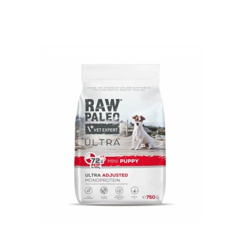 VetExpert Raw Paleo Ultra Wołowina Mini Puppy 750g VetExpert VetExpert Raw Paleo Ultra Wołowina Mini Puppy 750g VetExpert