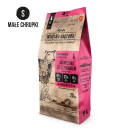 WIEJSKA ZAGRODA Jagnięcina ze szpinakiem (szczeniak) chrupki S - Karma sucha dla psa - 20kg Wiejska zagroda